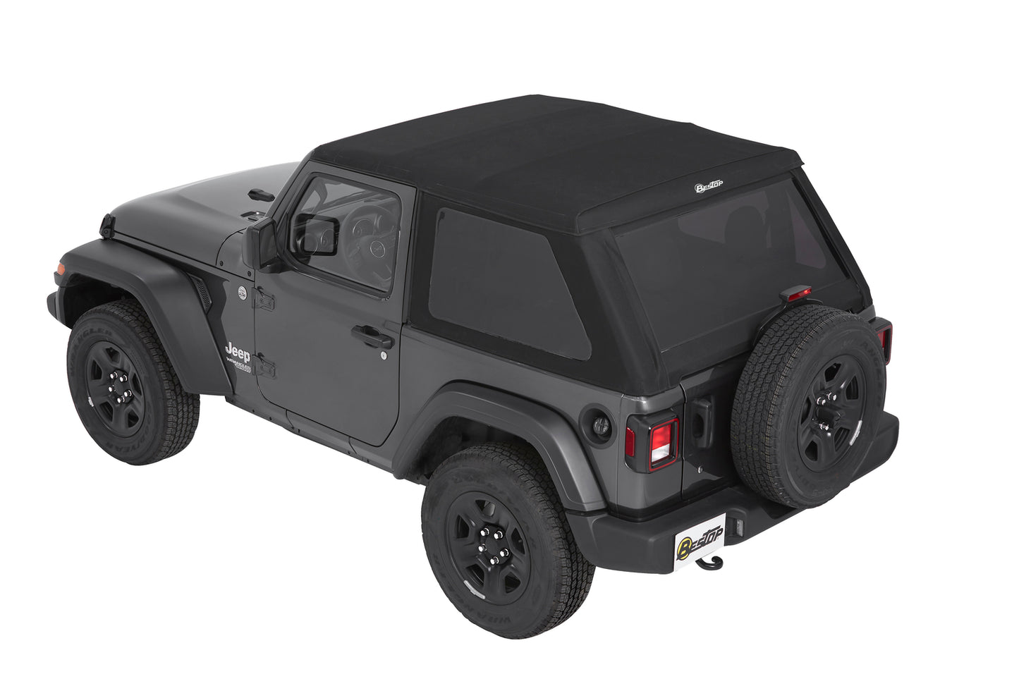 Bestop Trektop - Jeep '18-26 Wrangler JL 2-Door (Premium Black Twill)