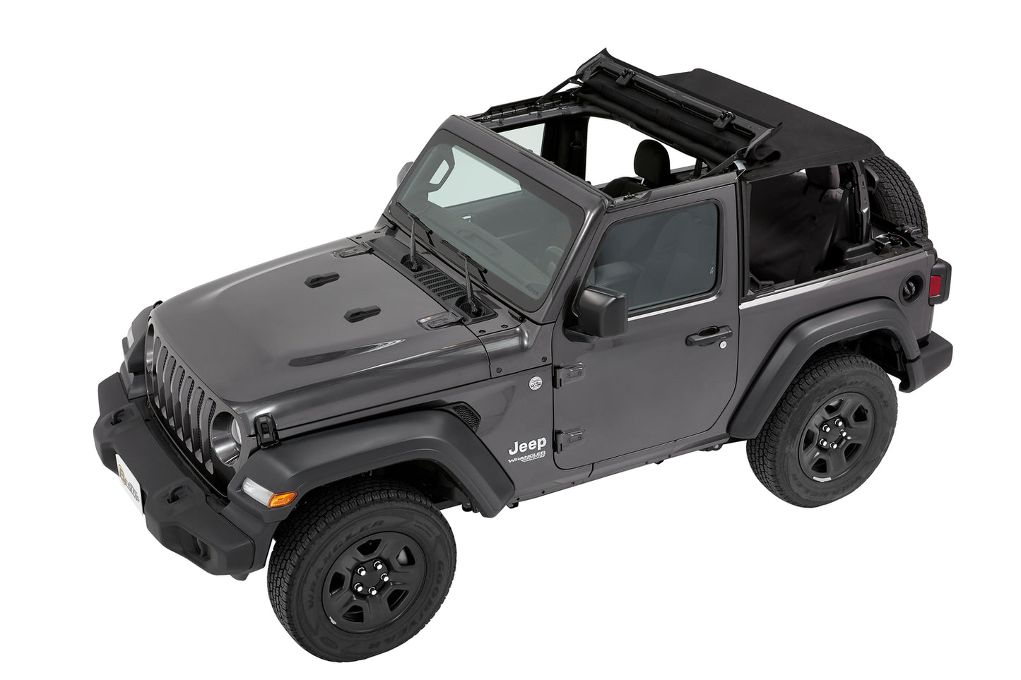 Bestop Trektop - Jeep '18-26 Wrangler JL 2-Door (Premium Black Twill)