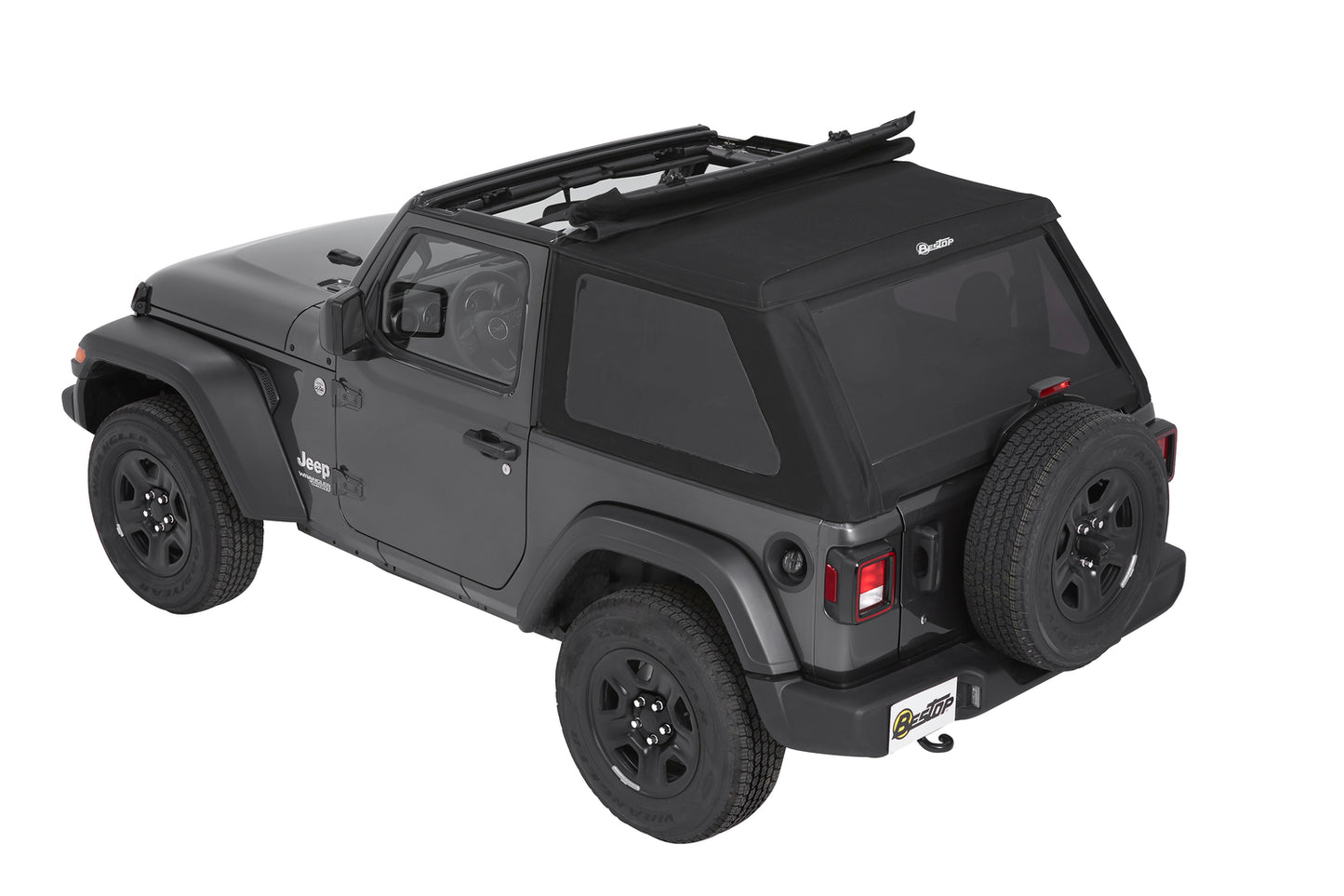 Bestop Trektop - Jeep '18-26 Wrangler JL 2-Door (Black Diamond)