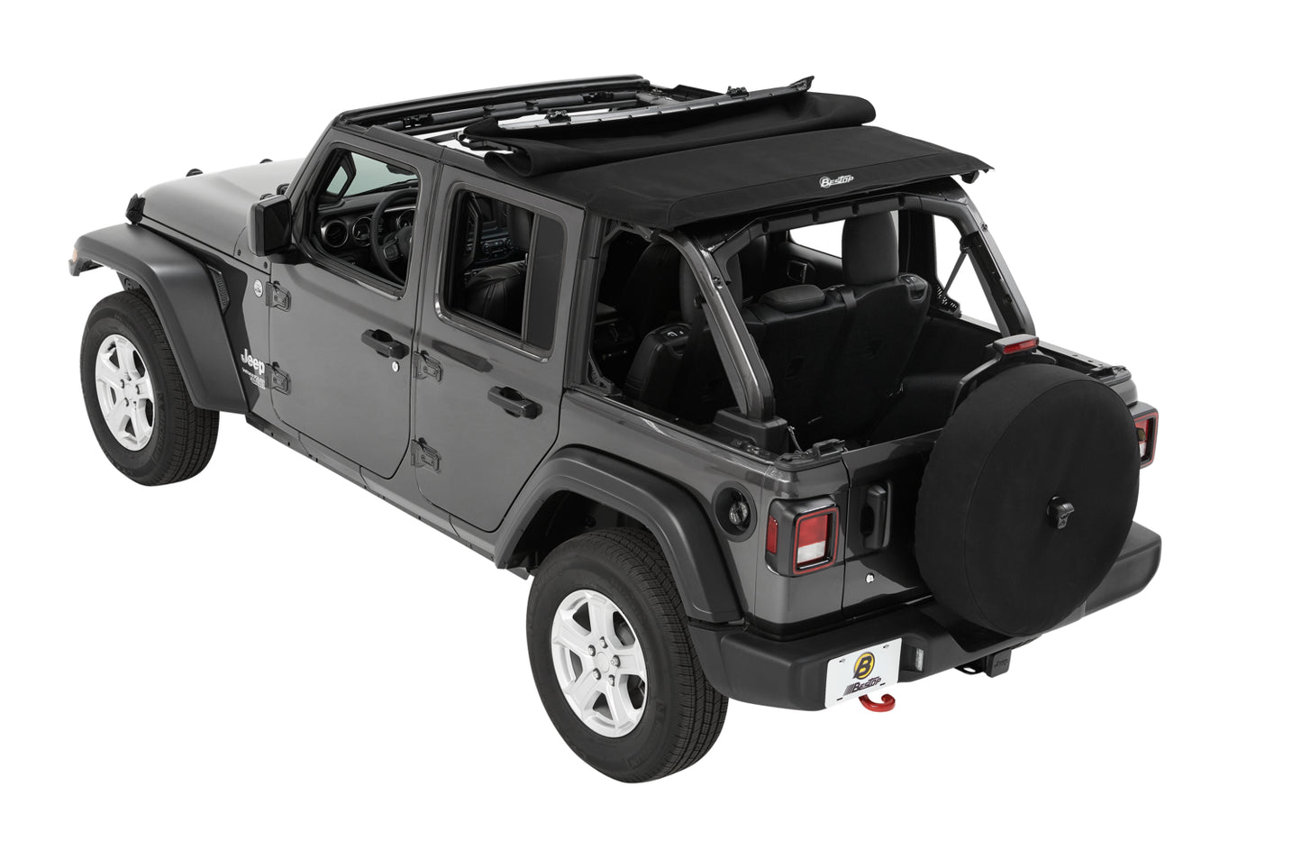 Bestop Trektop - Jeep '18-26 Wrangler JL 4-Door (Black Diamond)