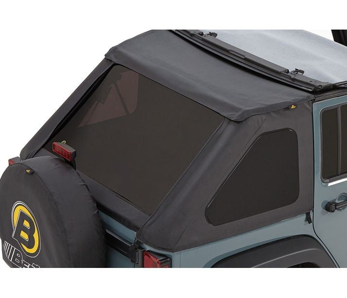Bestop Window Set - Jeep '07-18 Wrangler JK 4-Door (Black Diamond)