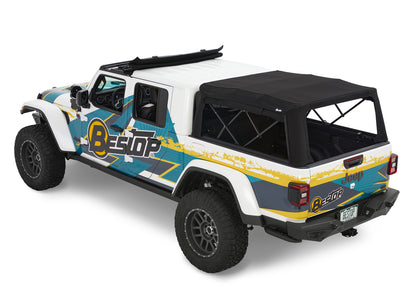 Bestop Supertop for Truck 2 - '20-26 Gladiator; For 5 ft. bed (Black Diamond)