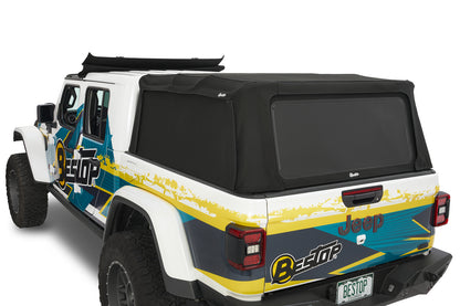 Bestop Supertop for Truck 2 - '20-26 Gladiator; For 5 ft. bed (Black Diamond)