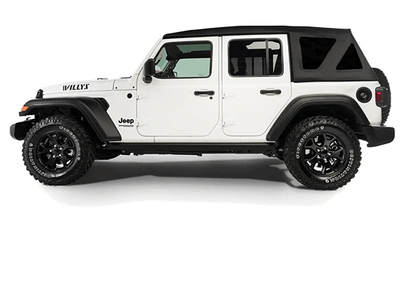 Bestop eTop Jeep 2018-26 Wrangler JL; 4-Door; 4XE (Squareback; Black)