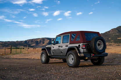 Bestop eTop Jeep 2018-26 Wrangler JL; 4-Door; 4XE (Squareback; Merlot)