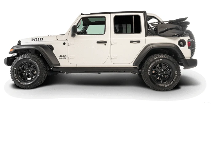 Bestop eTop Jeep 2018-26 Wrangler JL; 4-Door; 4XE (Fastback; Black)