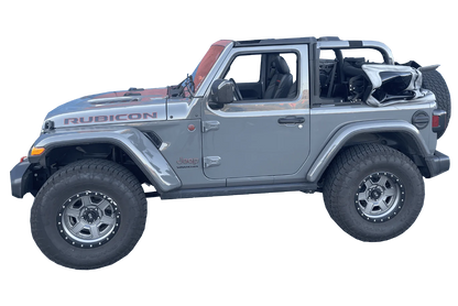 Bestop eTop Jeep 2018-26 Wrangler JL; 2-Door (Squareback; Black)
