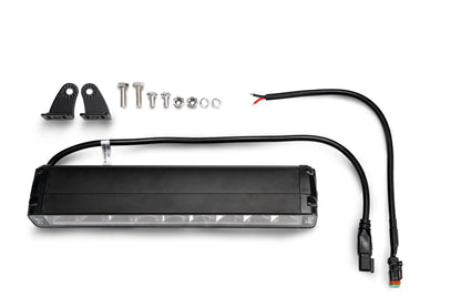 DV8 Offroad The BE13EW45W is a 13in. light bar from the Elite Series lights. Offering a combo light pattern of flood & spot, the 13in. light bar offers a 3,800 lumen output, a bezel-less IP-68 lens, indirect reflectors, small heat fins & side mounts. by DV8 Offroad