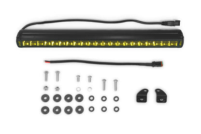 DV8 Offroad 20-Inch Elite Series Amber LED Light Bar Single Row by DV8 Offroad