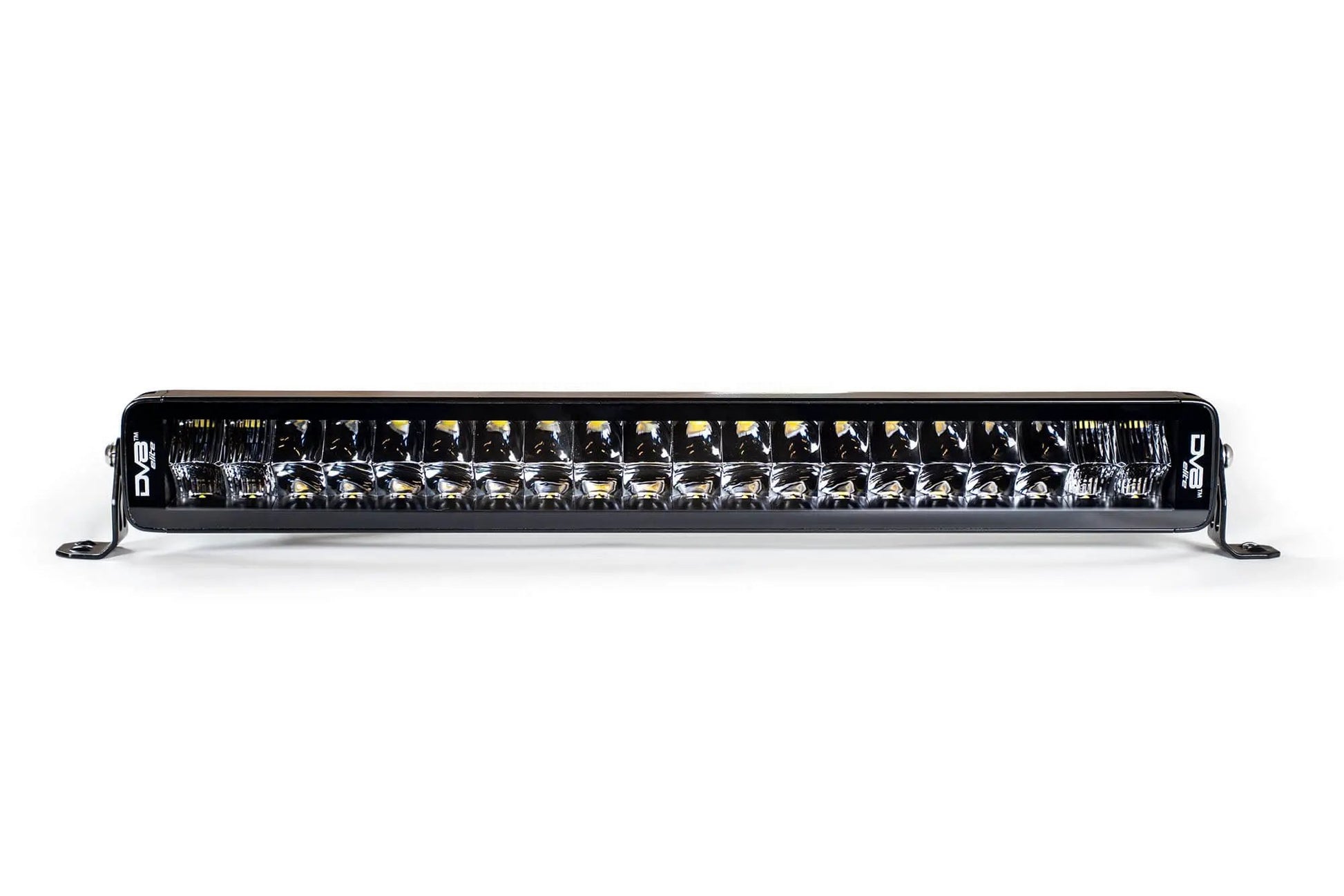 DV8 Offroad Elite Series 20-Inch Dual Row LED Light Bar is a great choice for trail lighting. Powered by 200 Watts, it produces 16,800 raw lumens of light. The low profile bezel-less housing features heat fins to reduce ambient heat. by DV8 Offroad