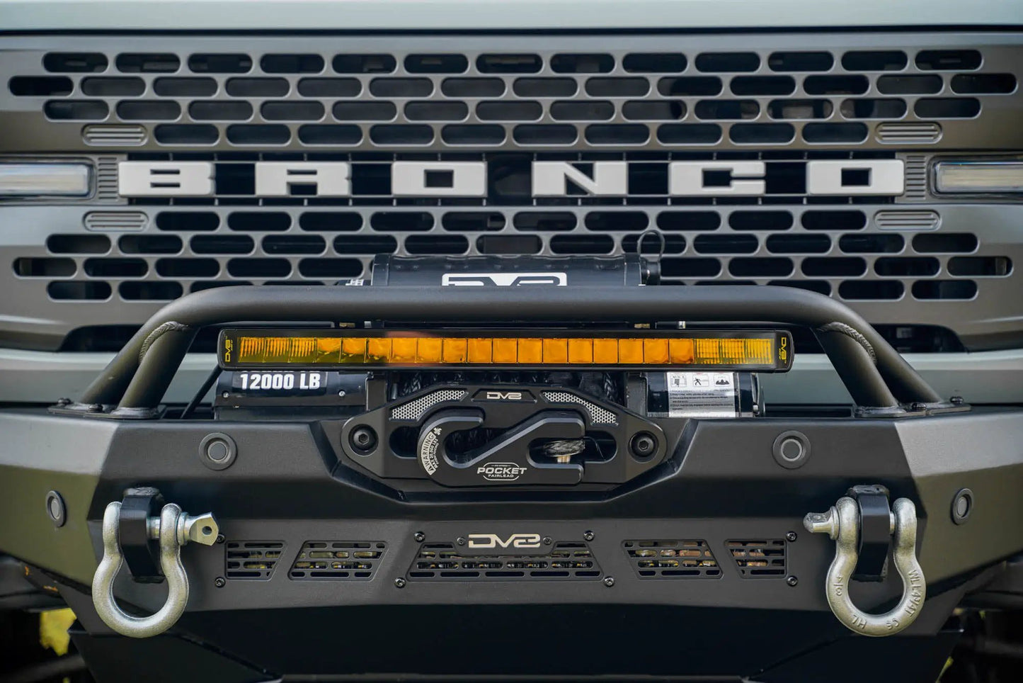 DV8 Offroad 20-Inch Elite Series Amber LED Light Bar Single Row by DV8 Offroad
