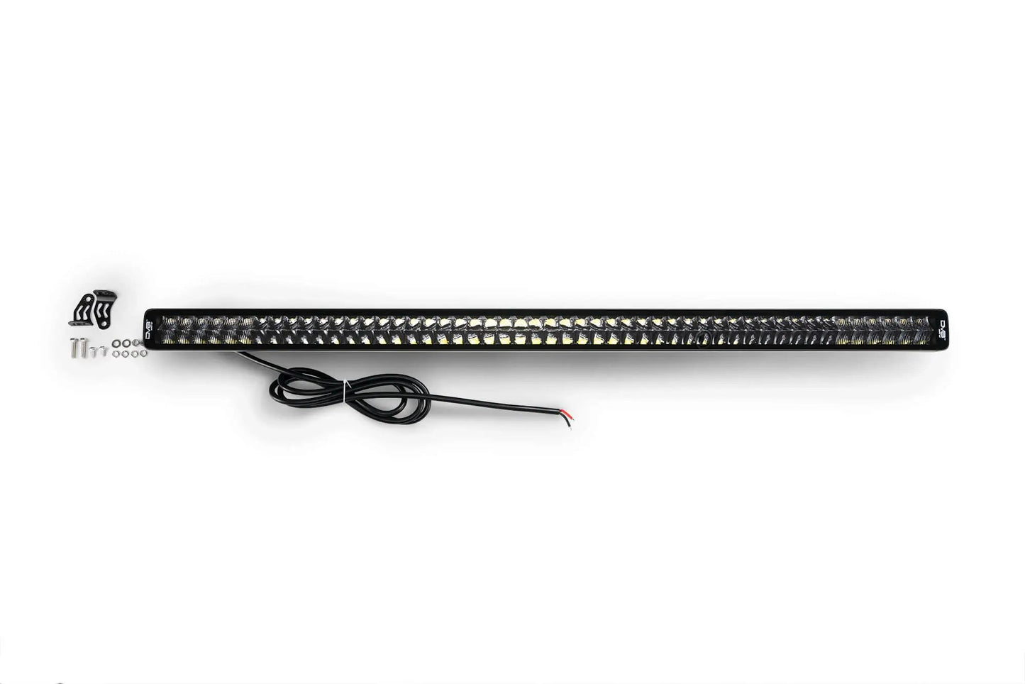 DV8 Offroad The BE52EW500W is a 52in. light bar from the Elite Series lights. Offering a combo light pattern of flood & spot, the 52in. light bar offers a 42,000 lumen output, a bezel-less IP-68 lens, indirect reflectors, small heat fins & side mounts. by DV8 Offroad