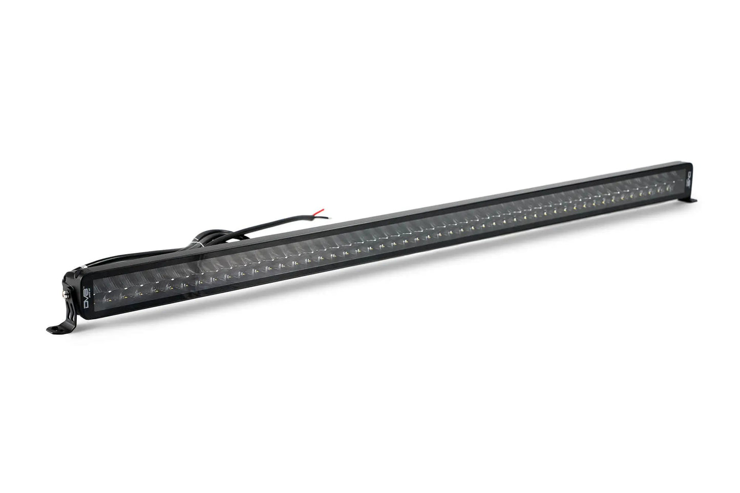 DV8 Offroad The BE52EW500W is a 52in. light bar from the Elite Series lights. Offering a combo light pattern of flood & spot, the 52in. light bar offers a 42,000 lumen output, a bezel-less IP-68 lens, indirect reflectors, small heat fins & side mounts. by DV8 Offroad