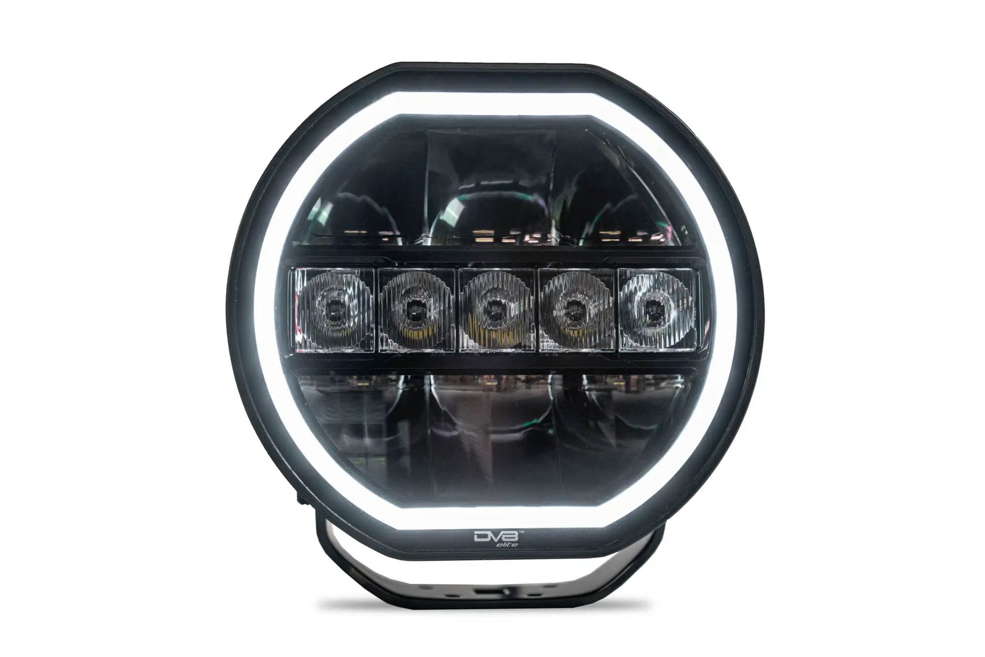 DV8 Offroad 7-Inch Halo Elite Round Light w/ Accent Halo by DV8 Offroad