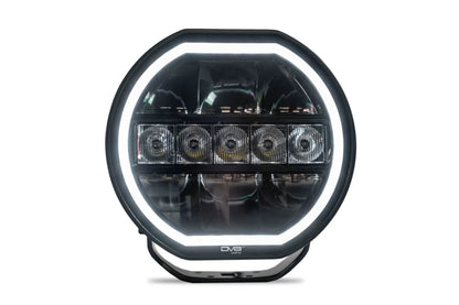 DV8 Offroad 7-Inch Halo Elite Round Light w/ Accent Halo by DV8 Offroad