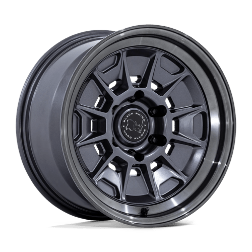 Black Rhino Hard Alloys MONDO 17X8.5 6X5.5 106 -10 M-GNMTL GY-LP by Black Rhino Hard Alloys