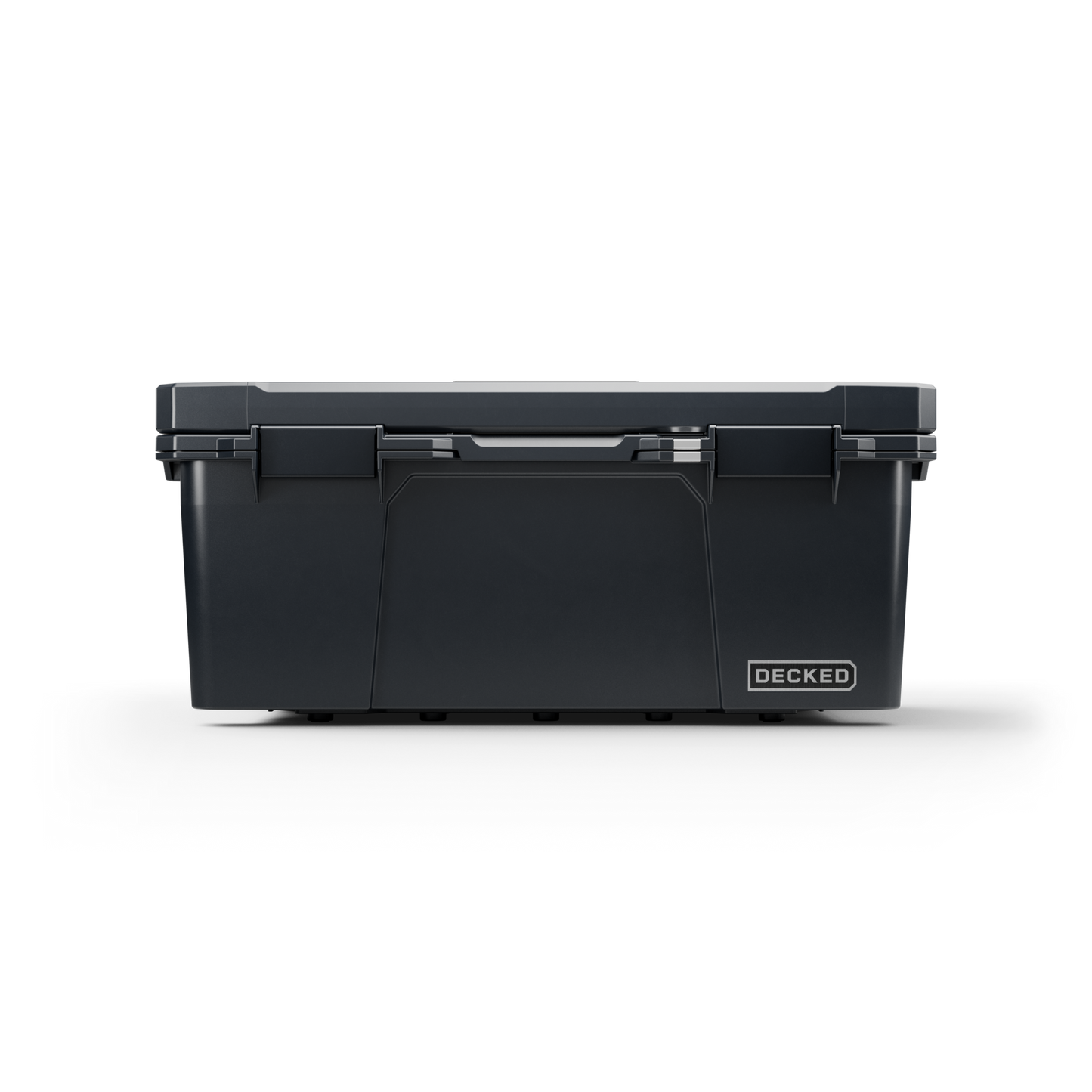 DECKED Sixer 16 Case - Includes one (1) weatherproof 16-liter latching case and one (1) Cargo Tray - In Black with black latches by DECKED