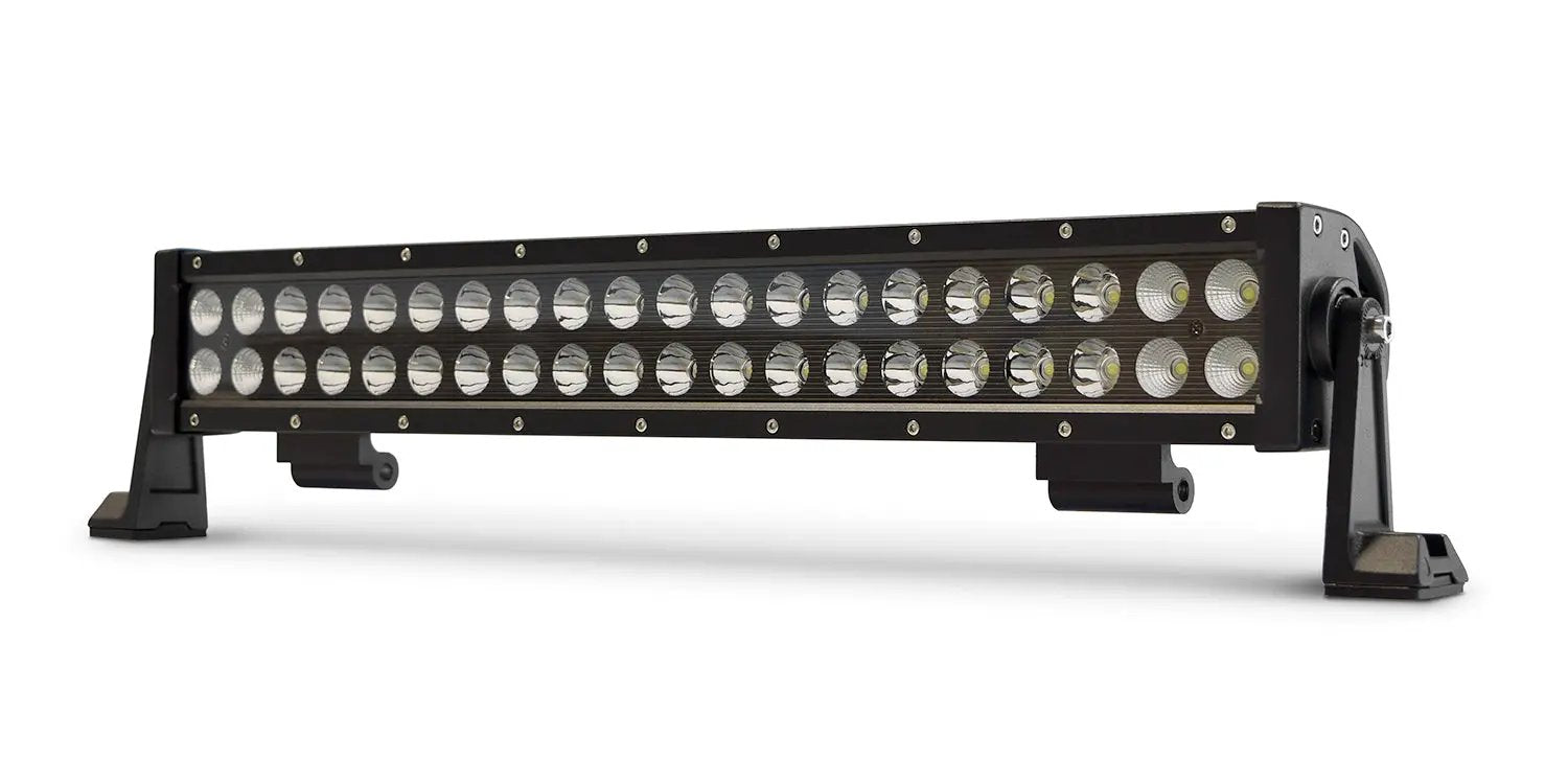 DV8 Offroad 20 in. Dual Row LED Light Bar; Black Face by DV8 Offroad