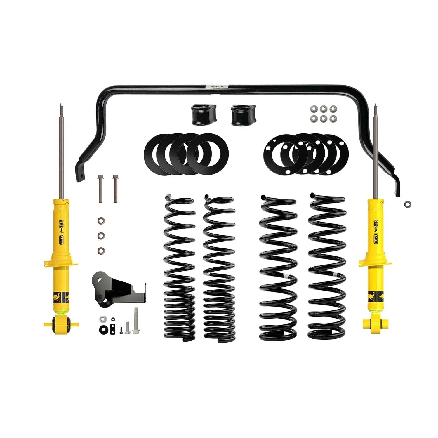 Old Man Emu Suspension Kit for LWB 4-Door Models with Heavy Front/Heavy Rear Loads, a Front Bumper and Winch, and up to 660 lbs Added Constant Rear Weight by Old Man Emu