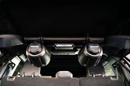 DV8 Offroad 2021-22 Ford Bronco Rear Speaker & Light Mount Bar ? by DV8 Offroad