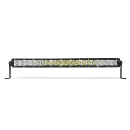 DV8 Offroad 20 in. Single Row LED Light Bar; Chrome Face by DV8 Offroad
