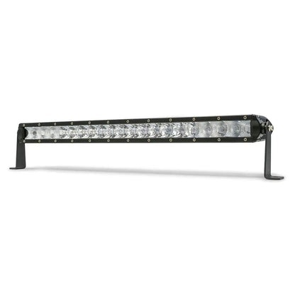 DV8 Offroad Single Row Led Light Bar With Chrome Face by DV8 Offroad