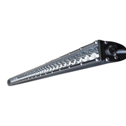DV8 Offroad 40 in. Single Row LED Light Bar; Chrome Face by DV8 Offroad