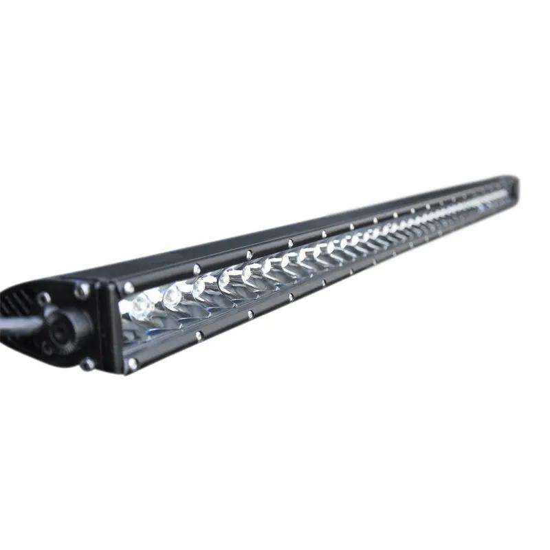 DV8 Offroad 50 in. Single Row LED Light Bar; Chrome Face by DV8 Offroad