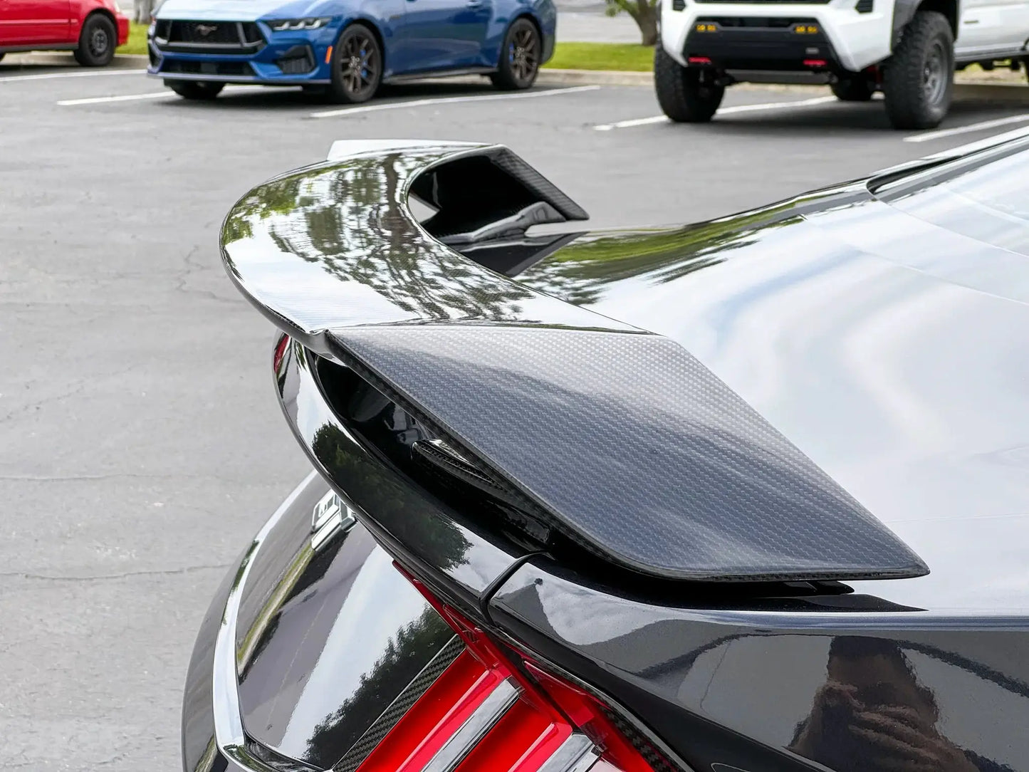 NYTOP 2024-Current Ford Mustang Carbon Fiber Performance Pack Wing by NYTOP