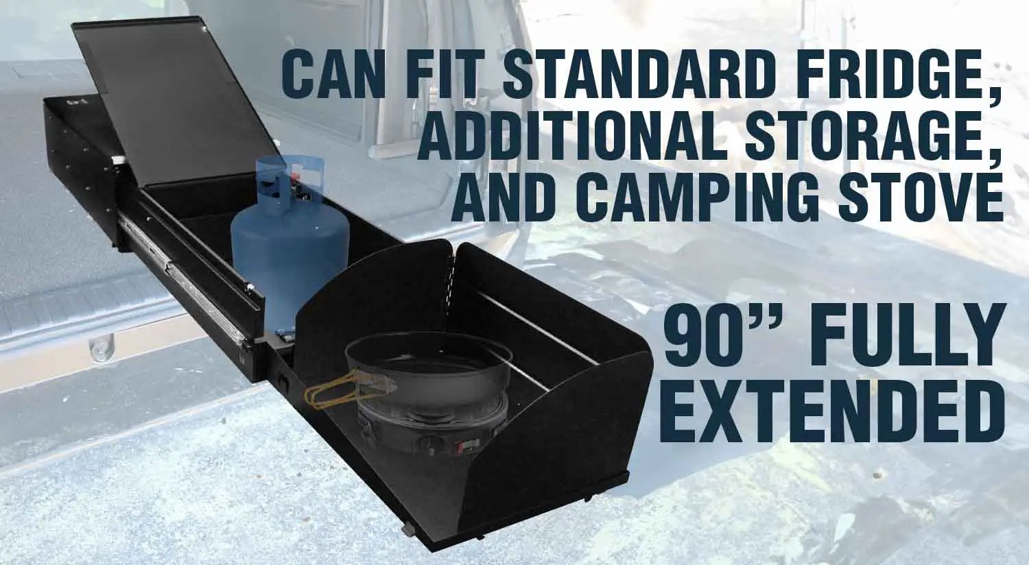 OVS Cargo Box Kitchen With Slide Out, Storage Box & Cooking Area by OVS