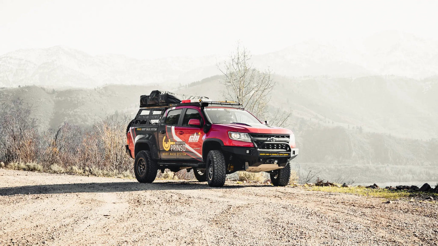 CBI Chevy Colorado Sheet Metal Style Bed Rack | Short Bed Cab Height by CBI