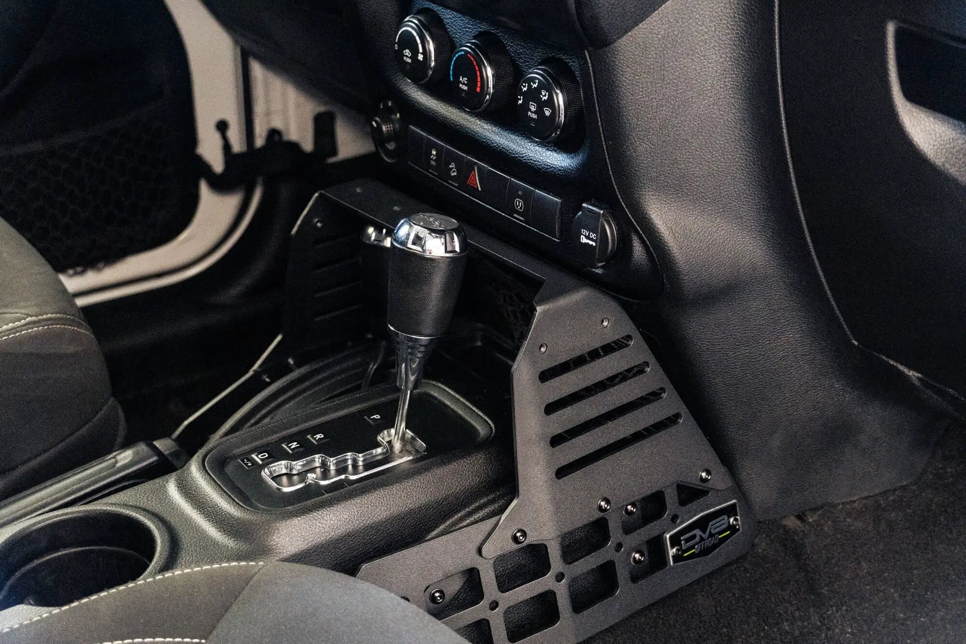 DV8 Offroad Jeep Wrangler JK Center Console Molle Panels & Device Bridge by DV8 Offroad