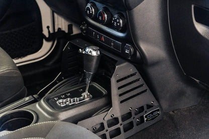 DV8 Offroad Jeep Wrangler JK Center Console Molle Panels & Device Bridge by DV8 Offroad
