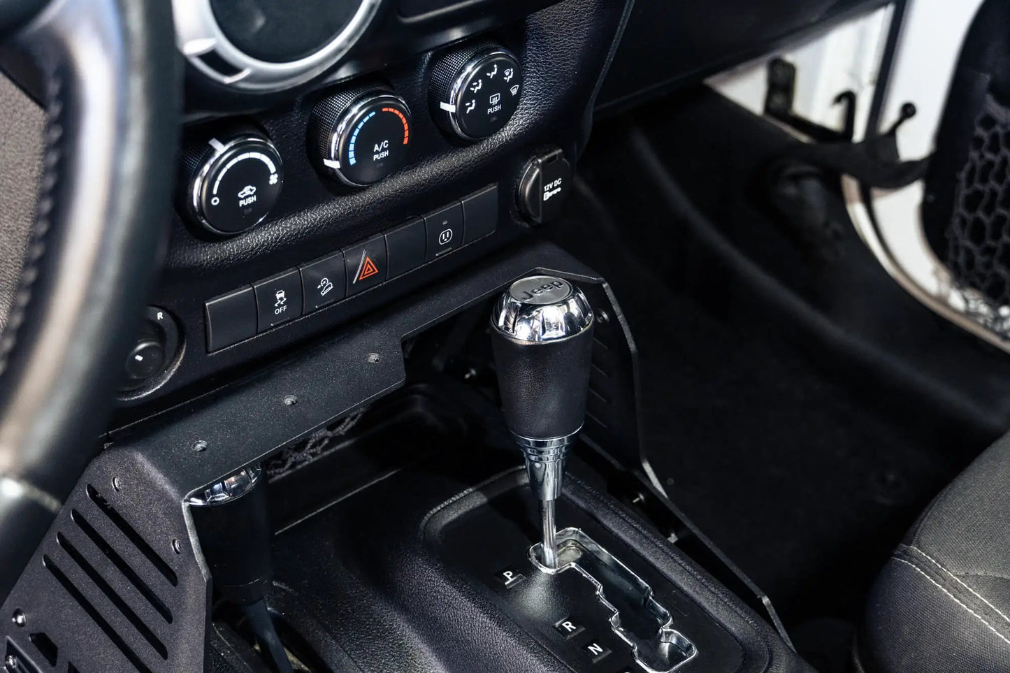 DV8 Offroad Jeep Wrangler JK Center Console Molle Panels & Device Bridge by DV8 Offroad