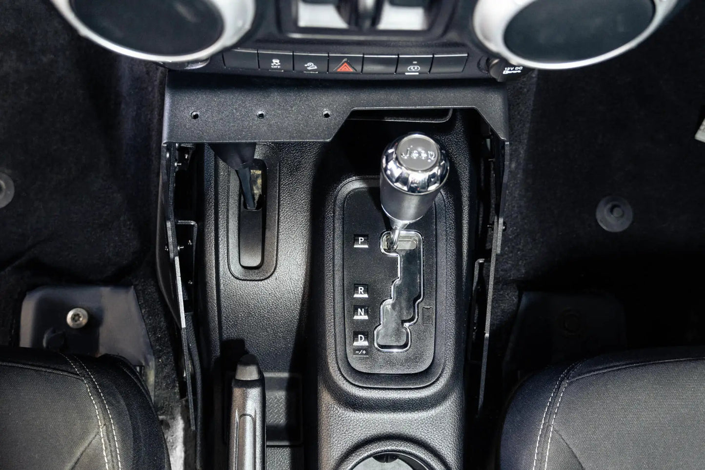 DV8 Offroad Jeep Wrangler JK Center Console Molle Panels & Device Bridge by DV8 Offroad