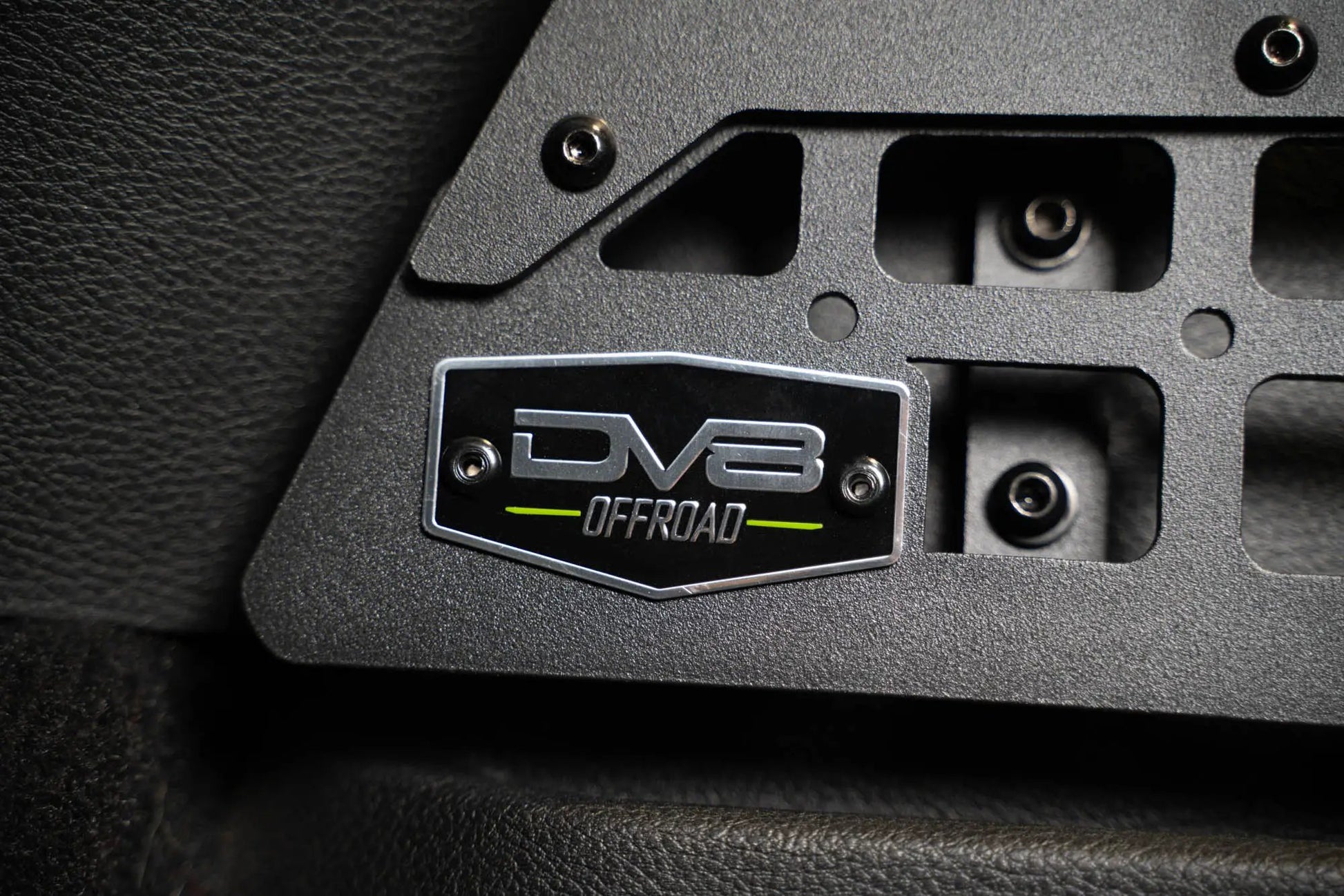 DV8 Offroad Jeep Wrangler JK Center Console Molle Panels & Device Bridge by DV8 Offroad