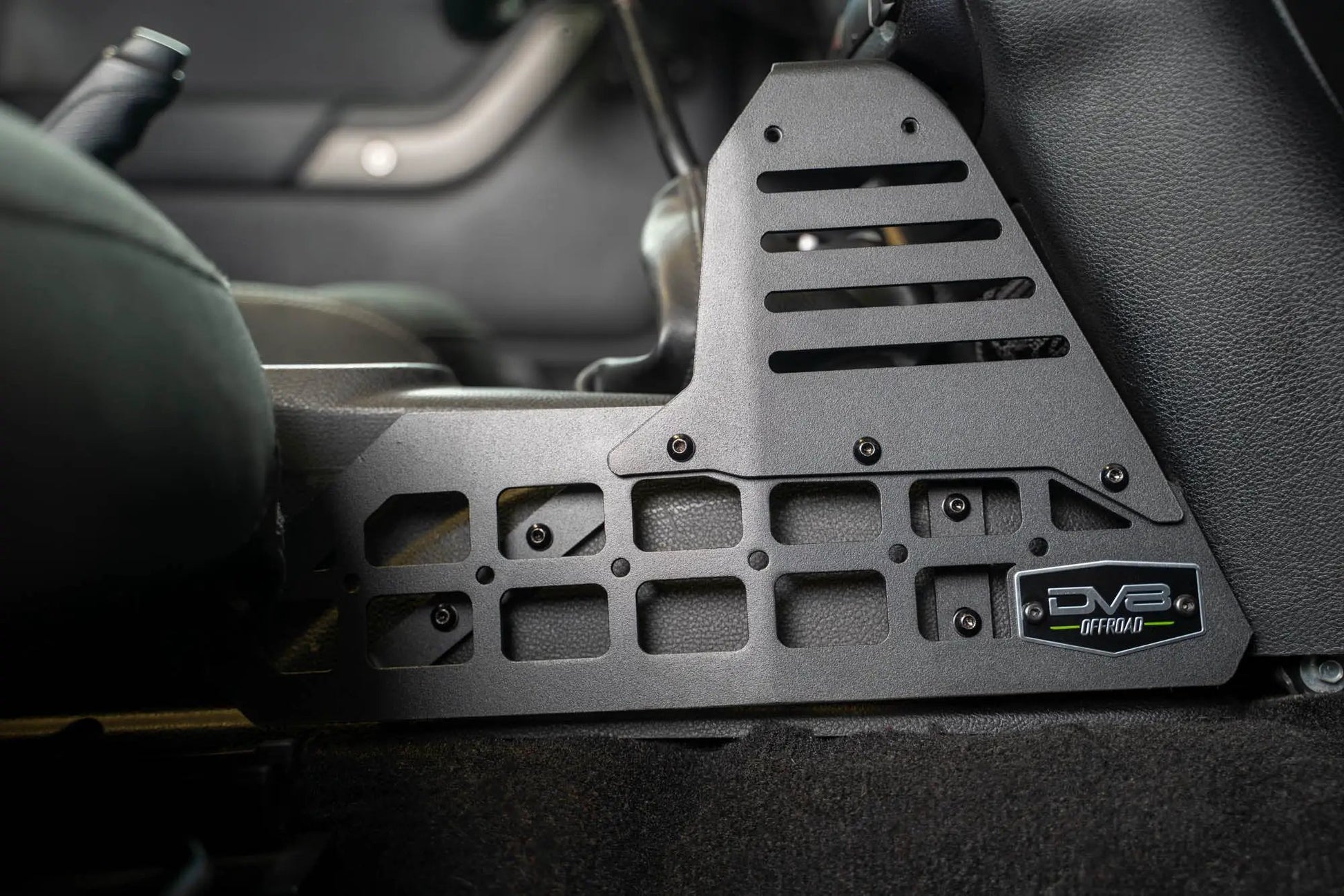 DV8 Offroad Jeep Wrangler JK Center Console Molle Panels & Device Bridge by DV8 Offroad