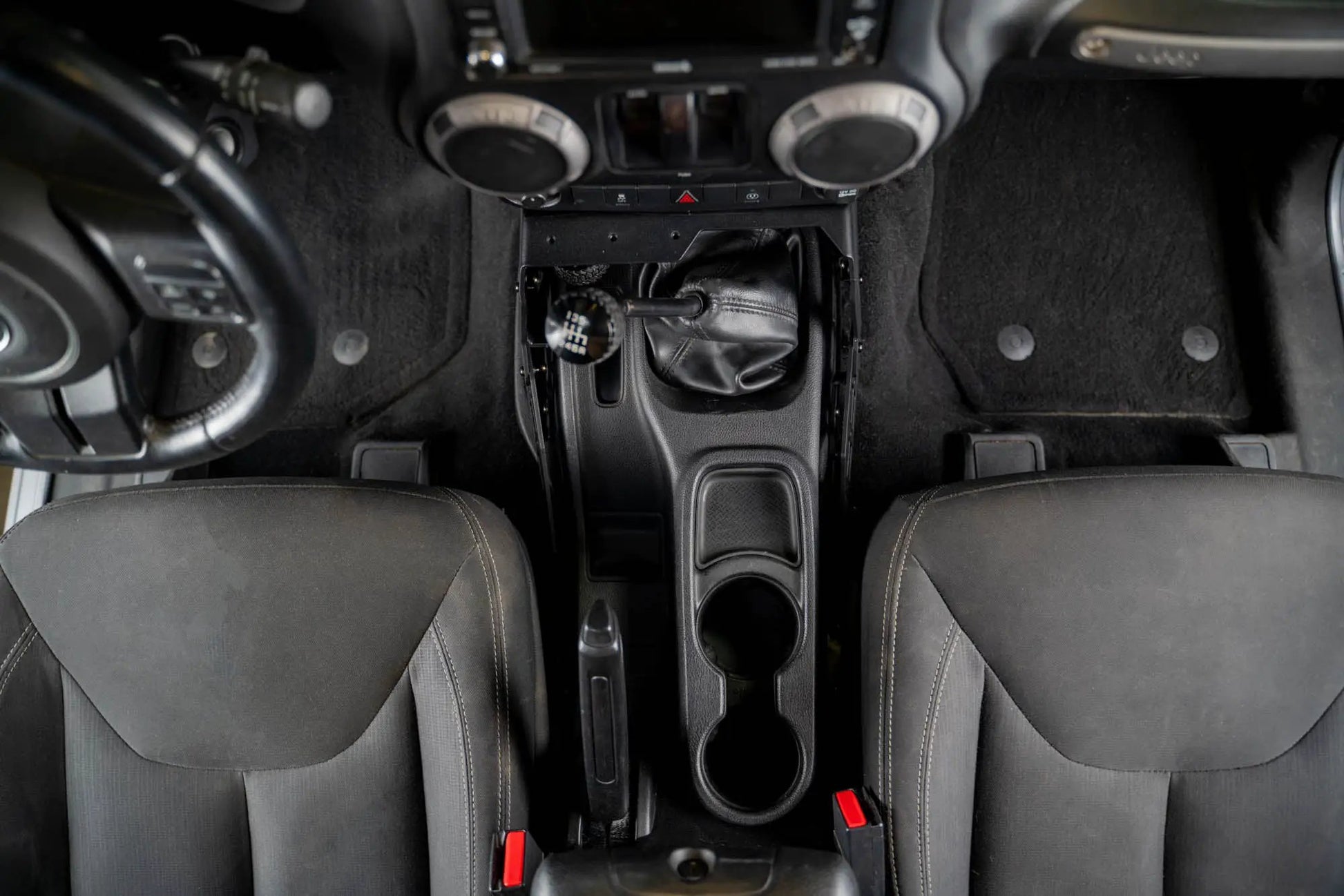 DV8 Offroad Jeep Wrangler JK Center Console Molle Panels & Device Bridge by DV8 Offroad