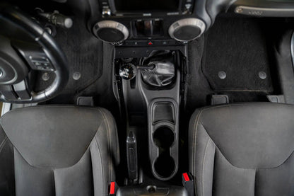 DV8 Offroad Jeep Wrangler JK Center Console Molle Panels & Device Bridge by DV8 Offroad