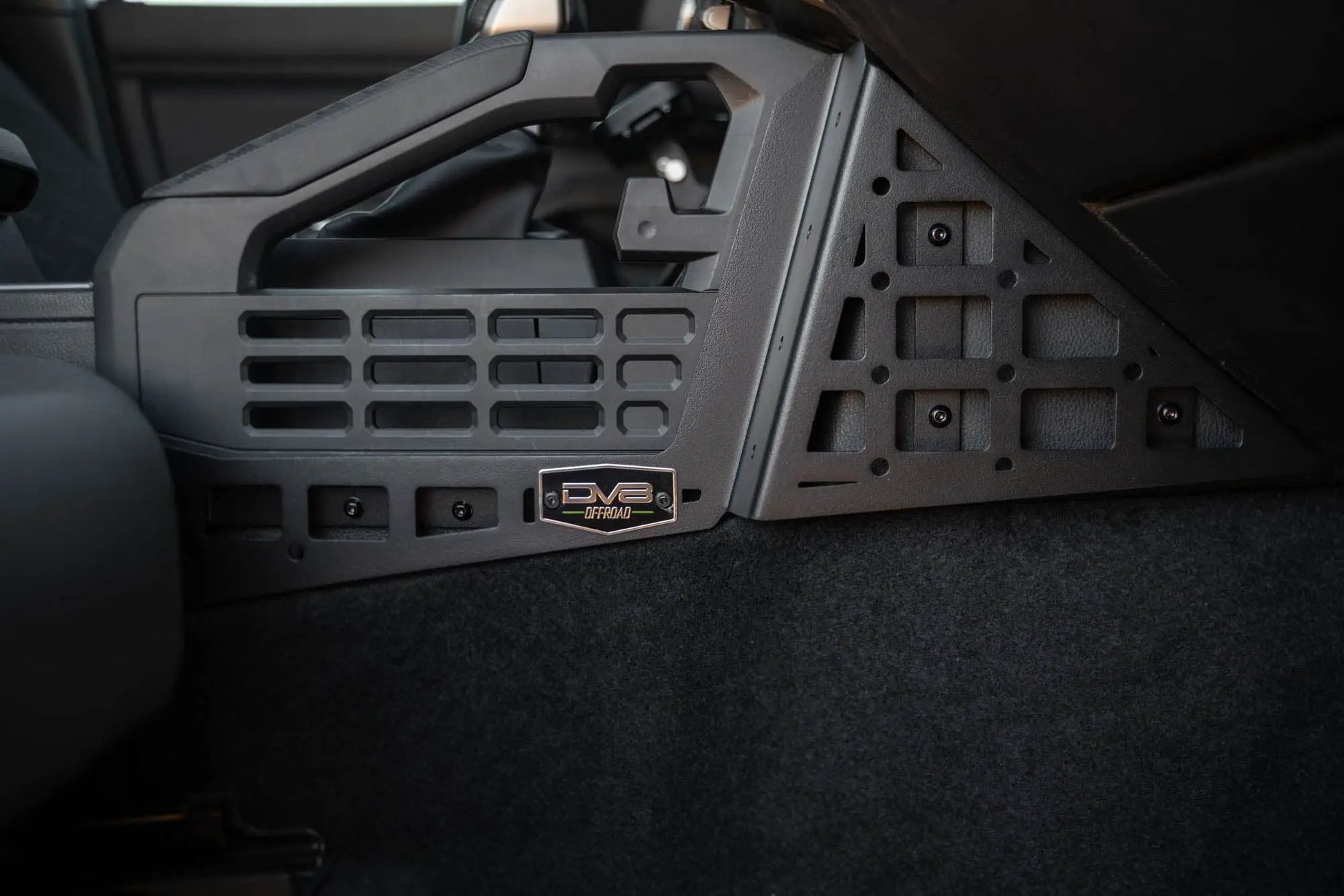 DV8 Offroad 2024 Toyota Tacoma Center Console Molle Panels & Digital Device Mount by DV8 Offroad