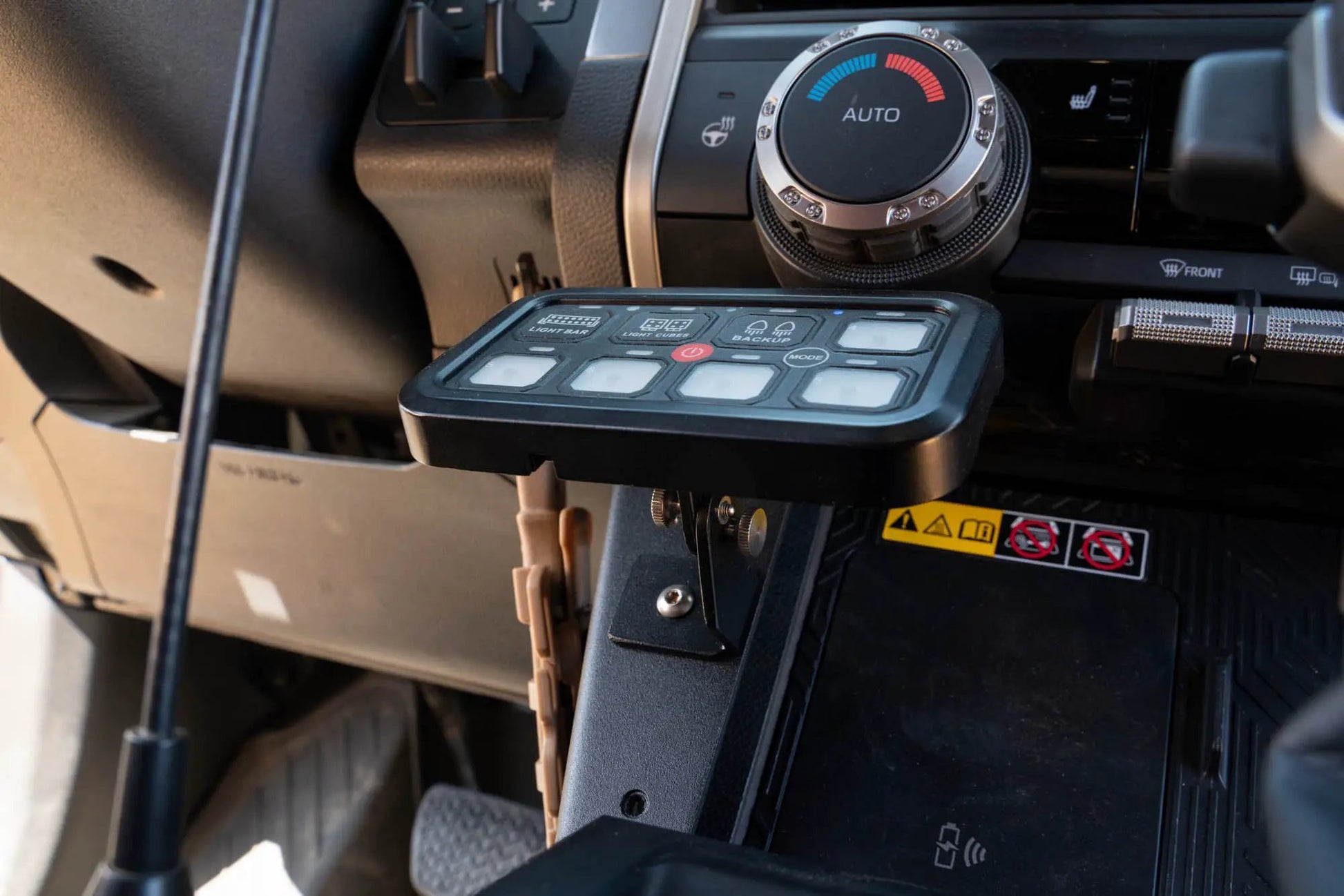 DV8 Offroad 2024 Toyota Tacoma Center Console Molle Panels & Digital Device Mount by DV8 Offroad