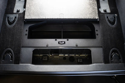 DV8 Offroad Hides the compressor in a convenient spot utilizing the factory mounting location. by DV8 Offroad