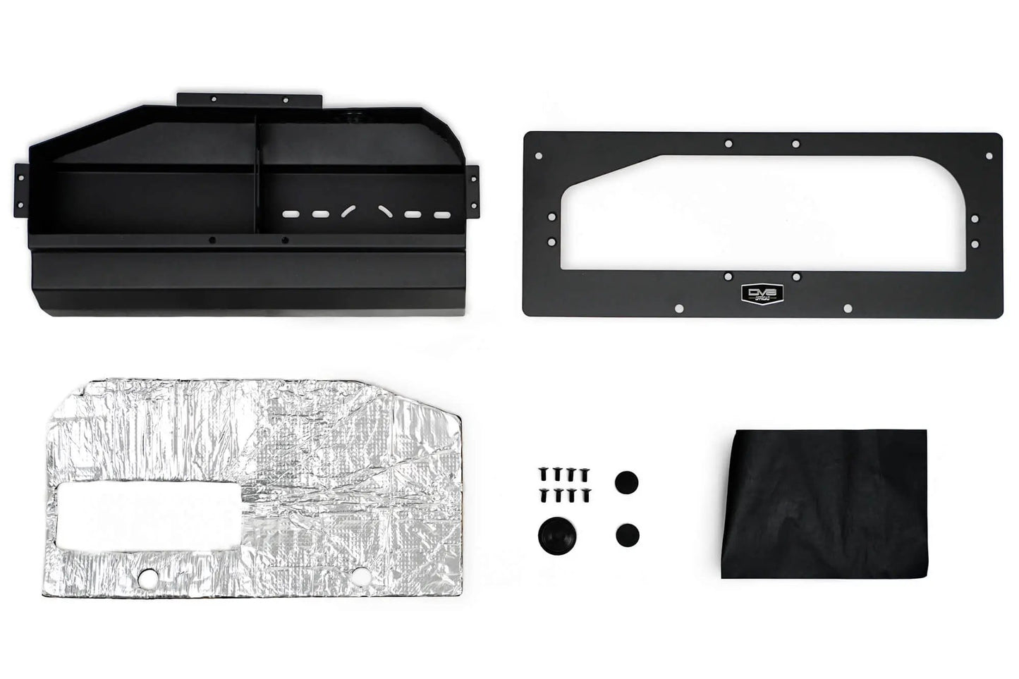 DV8 Offroad Hides the compressor in a convenient spot utilizing the factory mounting location. by DV8 Offroad