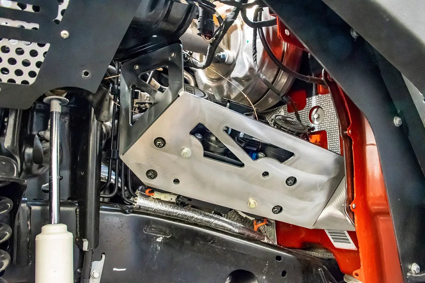 DV8 Offroad Jeep JL/Gladiator Engine Bay Compressor Mount by DV8 Offroad