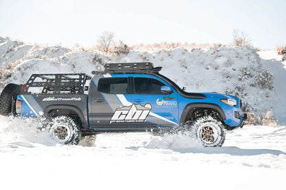 CBI Toyota Tacoma Cab Height Bed Rack | 2005-2023 by CBI