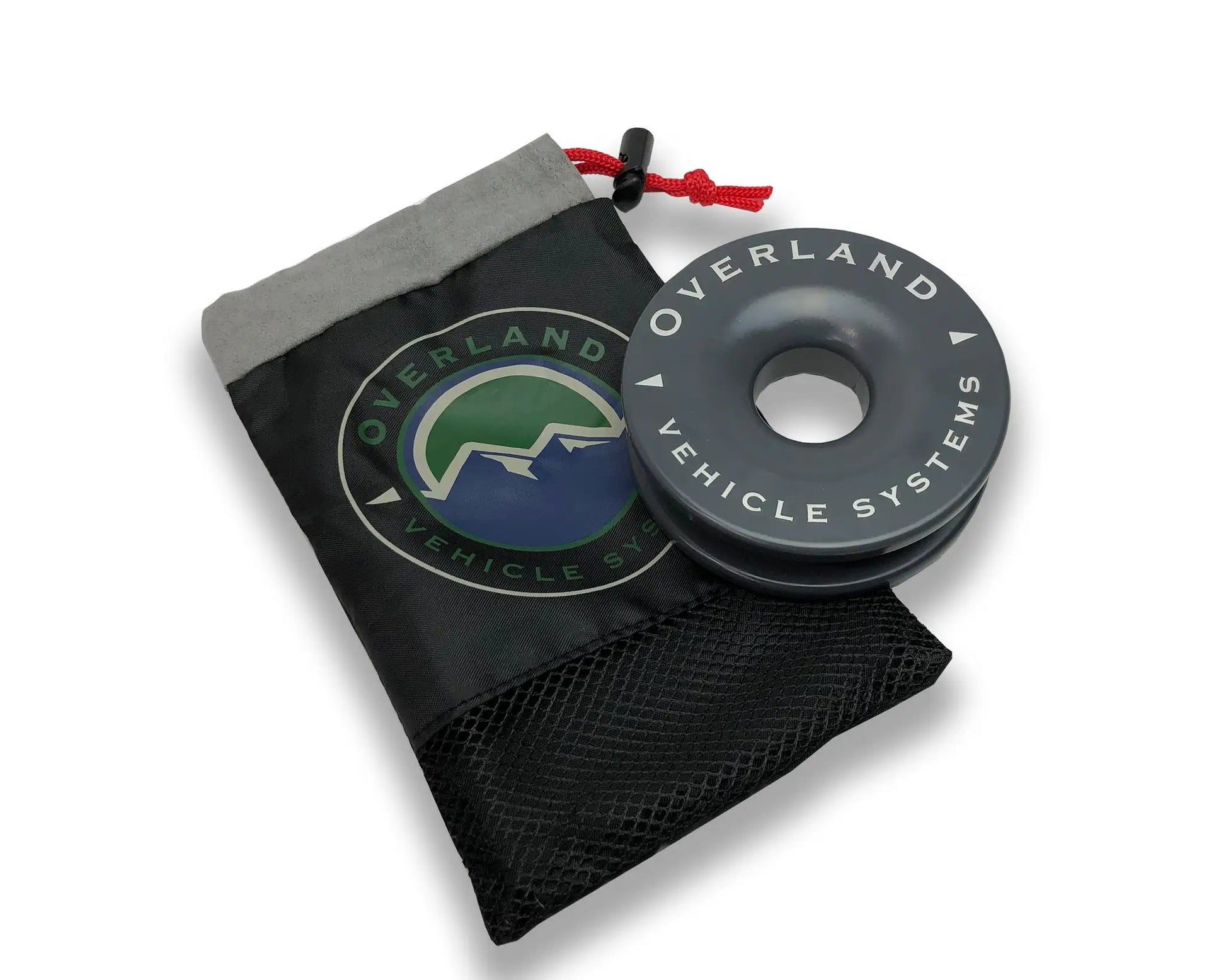 OVS Combo Pack Soft Shackle 7/16" 41,000 lb. and Recovery Ring 4.0" 41,000 lb. Gray by OVS