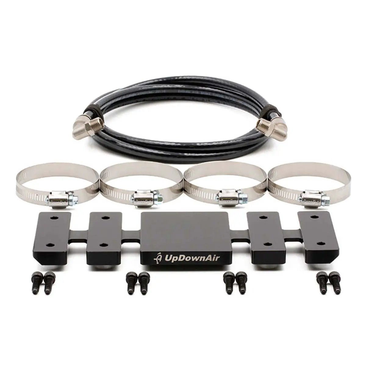 UDA Twin Compressor Mount & Connection Kit - UTV for ARB & EGOI II Dual Air Twin Compressor - Black by UDA