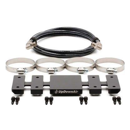UDA Twin Compressor Mount & Connection Kit - UTV for ARB & EGOI II Dual Air Twin Compressor - Black by UDA