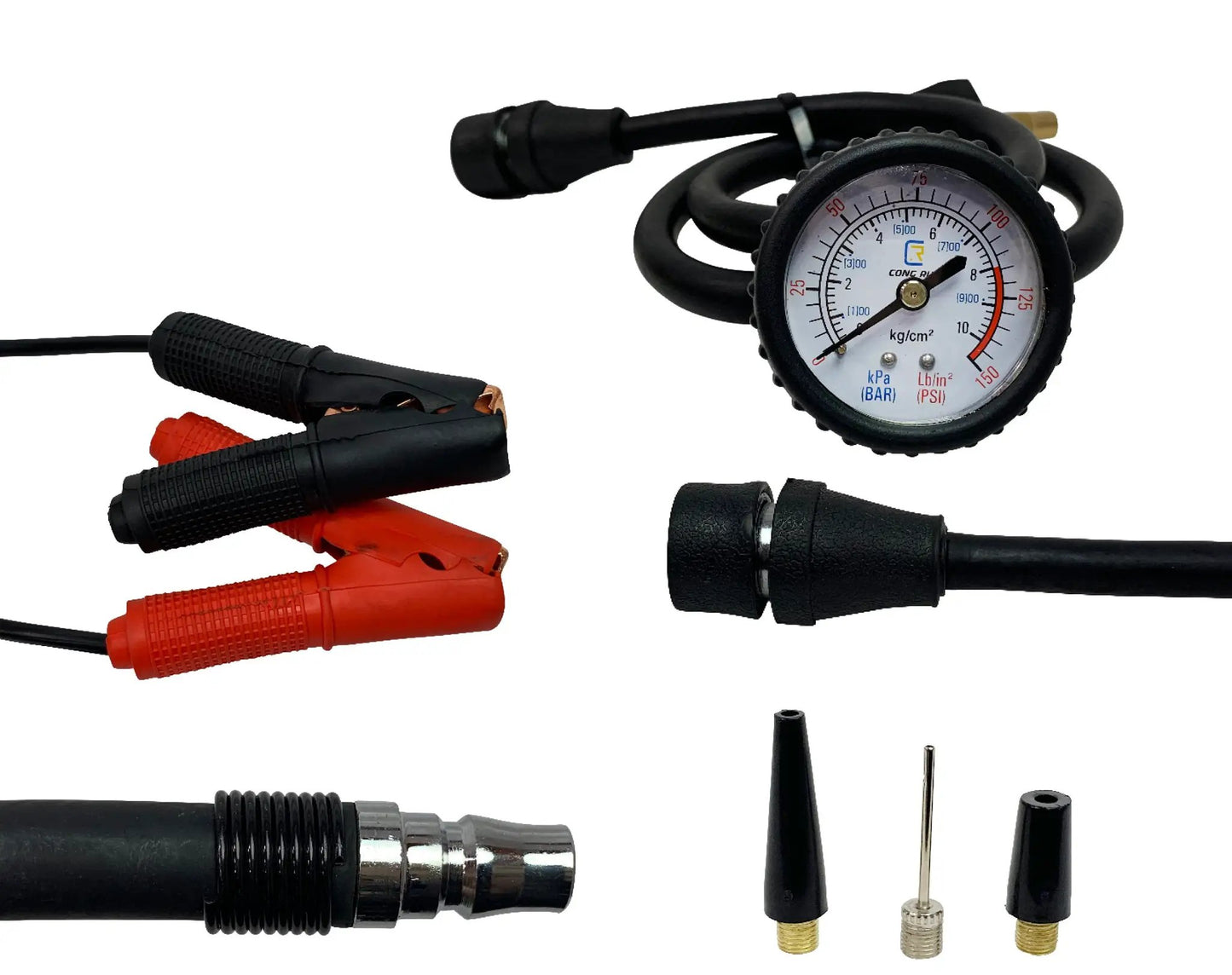 UDA EGOI Portable Air Twin Compressor System 5.6 CFM With Storage Bag, Hose & Attachments - Single Motor by UDA