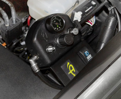 UDA 4 Tire Inflation System - Tacoma Engine Bay Mount With Box, Fittings, Hoses & Storage Bag - Black by UDA